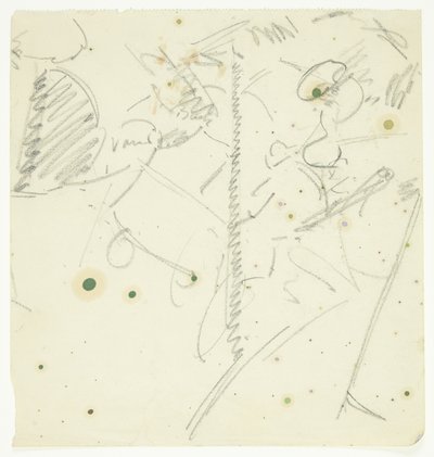 Compositiestudie voor het Langelinie-schilderij door Edvard Weie