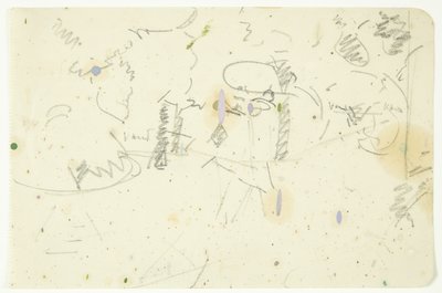 Compositiestudie voor het Langelinie-beeld door Edvard Weie
