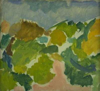 Landschap door Edvard Weie