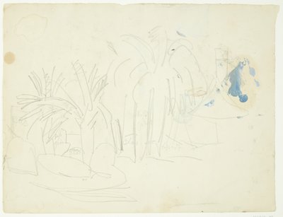 Landschap met palmen, Cannes door Edvard Weie