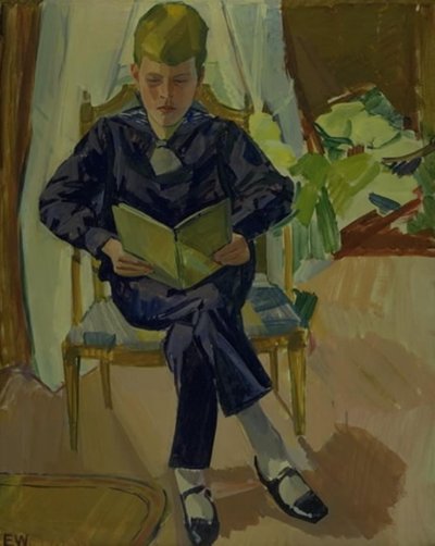 Portret van Bent von Müllen als Jongen door Edvard Weie