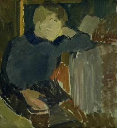 Portret van een jongen door Edvard Weie