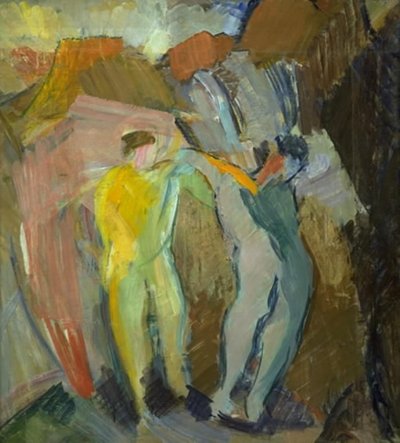 Twee Genii. Schets door Edvard Weie