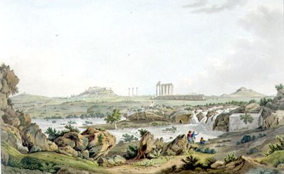De tempel van Jupiter Olympios en de rivier Ilissos, plaat 30 uit deel 5 van 