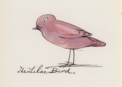 Edward Lear, The Bird Book: De lila vogel door Edward (after) Lear