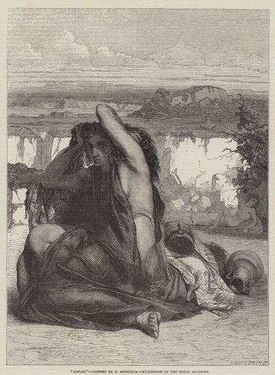 Hagar door Edward A. Armitage