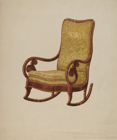 Schommelstoel door Edward A. Darby