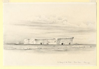 Een Berg in het Pakijs, Rosszee, 1910 door Edward Adrian Wilson