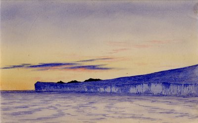 Blauwe IJskliffen, 1901-04 door Edward Adrian Wilson