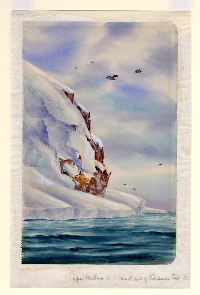 Kaap Wadsworth, Coulman Island door Edward Adrian Wilson