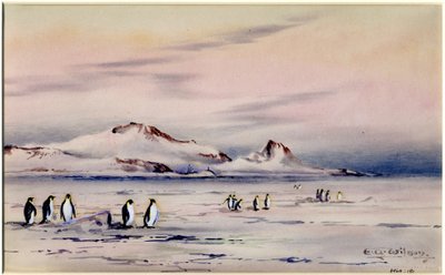 De winterkwartieren van de Discovery door Edward Adrian Wilson