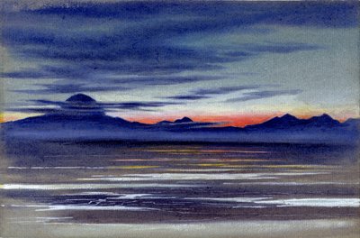 Uitzicht op een Stuk Zee, 1901-04 door Edward Adrian Wilson