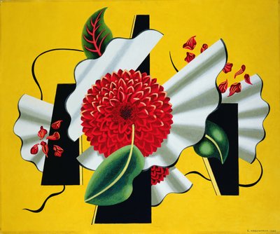 Dahlia door Edward Alexander Wadsworth