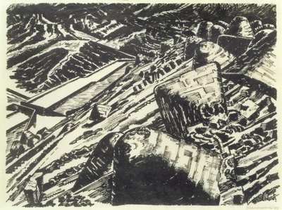 Ladle Slag, Old Hill door Edward Alexander Wadsworth