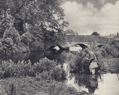 Boven de Stadsbrug, Stockbridge door Edward Alfred Barton