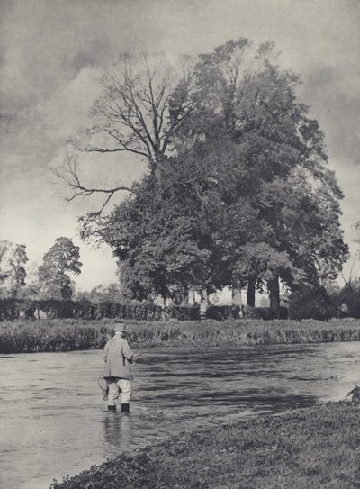 Grijze tijd boven Romsey aan de Test door Edward Alfred Barton