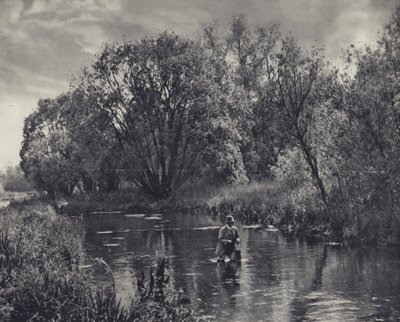 Op een Test zijrivier door Edward Alfred Barton