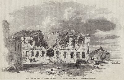 Restanten van het Ziekenhuis in Sebastopol door Edward Angelo Goodall