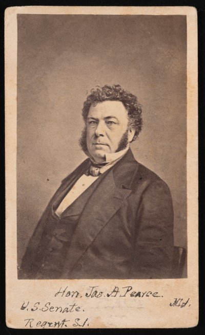 Portret van James Alfred Pearce 1805-1862, voor 1862 door Edward Anthony