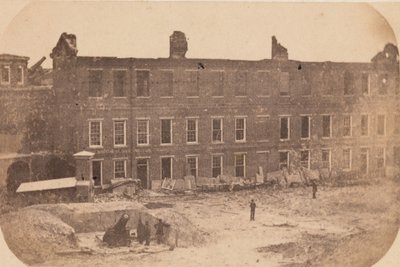 De evacuatie van Fort Sumter, april 1861 door Edward Anthony