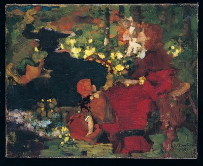 Een Poel in het Bos door Edward Atkinson Hornel