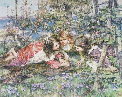 Een Zomeridylle door Edward Atkinson Hornel
