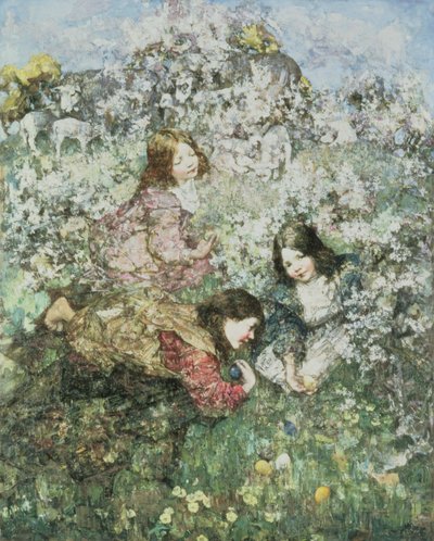 Paaseieren door Edward Atkinson Hornel