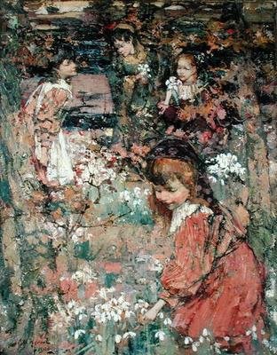 Lentewederkeer door Edward Atkinson Hornel