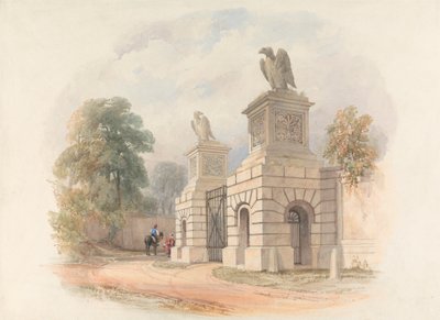 Ontwerp voor een parkpoort door Edward Blore