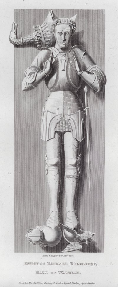 Beeld van Richard Beauchamp, Graaf van Warwick door Edward Blore