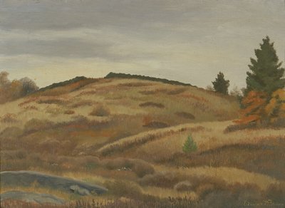 Herfstvelden, ca. 1926-1934 door Edward Bruce