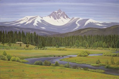 In de Cascade Mountains, 1931 door Edward Bruce