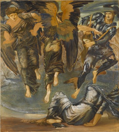 De dood van Medusa door Edward Burne-Jones
