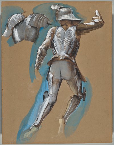 Studie voor Perseus door Edward Burne-Jones