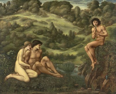 De tuin van Pan door Edward Burne-Jones