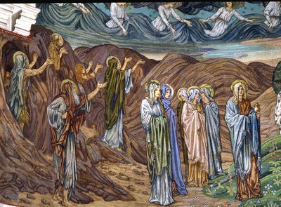 Asceeten en de Heilige Vrouwen door Edward Burne Jones