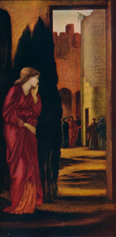 Danaë en de bronzen Toren, 1872 door Edward Burne Jones