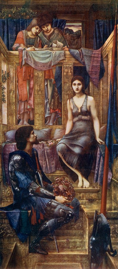 Koning Cophetua en het bedelmeisje, 1884, 1912 door Edward Burne Jones
