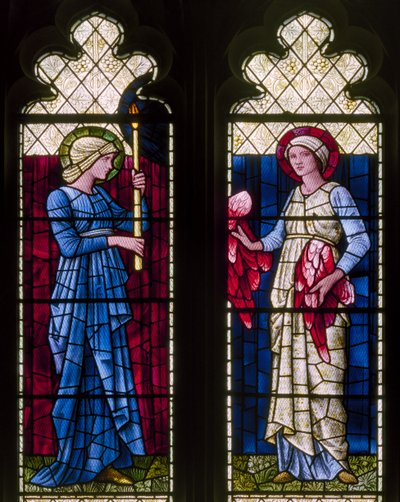Oxford Harris Manchester College, Vrijheid en Waarheid door Edward Burne Jones