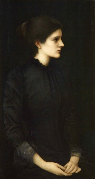 Portret van Amy Gaskell, 1893 door Edward Burne Jones