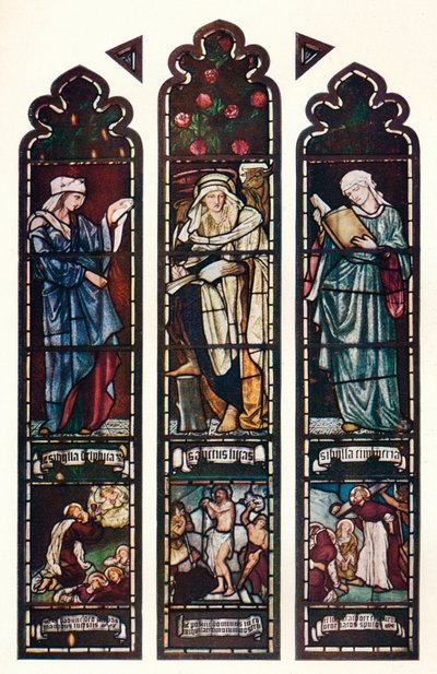 Sibylvenster, Jesus College Chapel, Cambridge, ca. 1872 door Edward Burne Jones