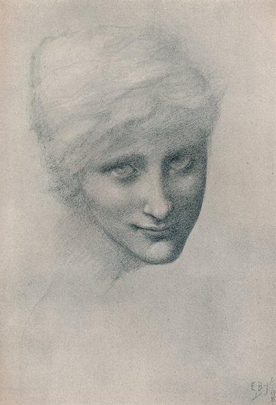 Studie van de Zeemeermin, In de Diepten van de Zee door Edward Burne Jones