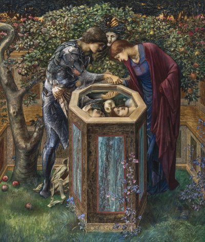 Het Onheilspellende Hoofd, c.1876 door Edward Burne Jones
