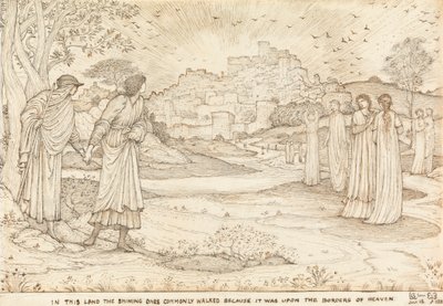 Het Land van Beulah door Edward Burne Jones