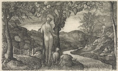 De bruid, 1828 door Edward Calvert