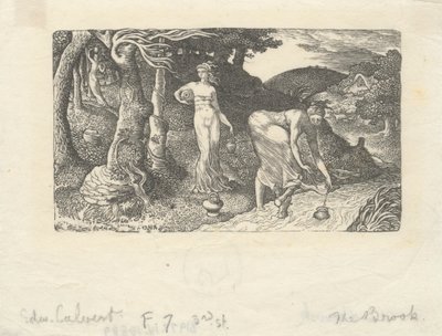 De beek door Edward Calvert