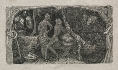 De Kamer-Idylle, 1829 door Edward Calvert