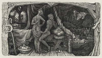 Het kameridylle, 1831 door Edward Calvert