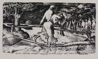 De zondvloed door Edward Calvert