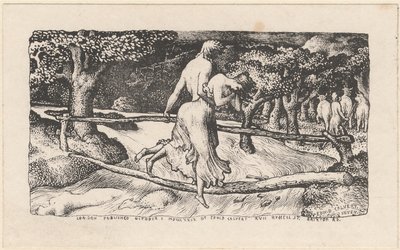 De zondvloed door Edward Calvert